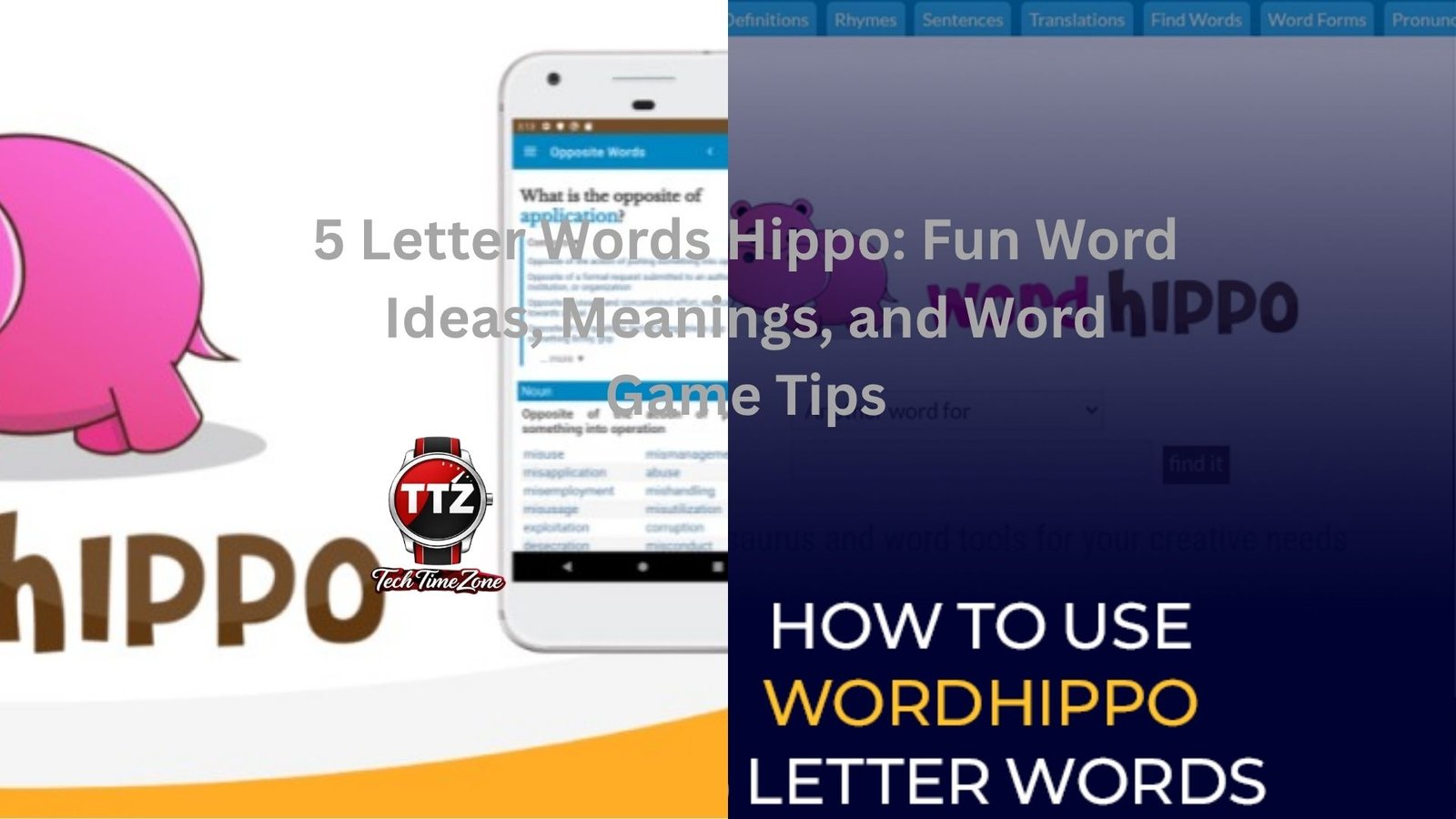 5 letter words hippo