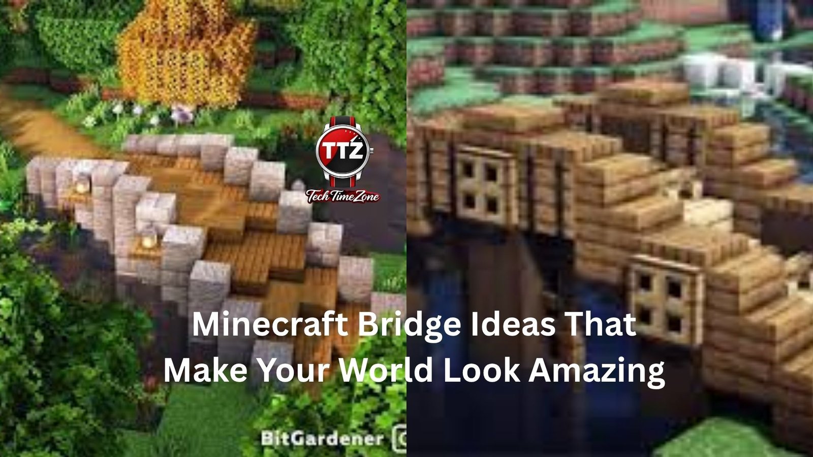 minecraft bridge ideas