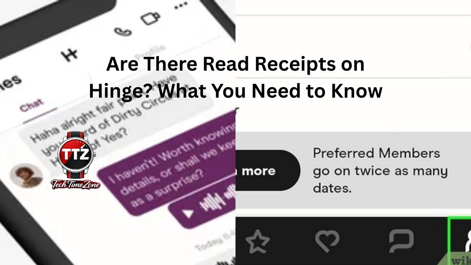 are there read receipts on hinge
